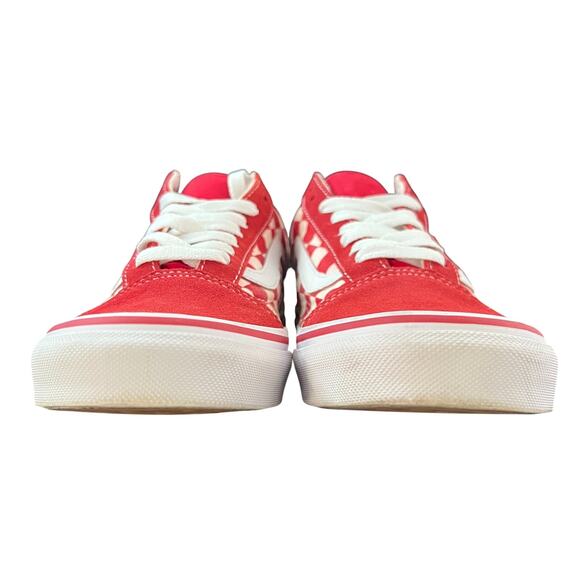 Vans Old Skool Checkered Red Low Top Lace Up Sneakers Women US 8 / Men US 6.5 - Picture 3 of 8